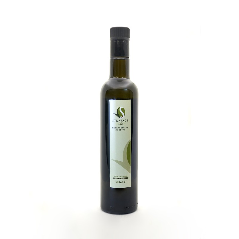 Olio extra vergine di oliva biologico, bottiglia da 500