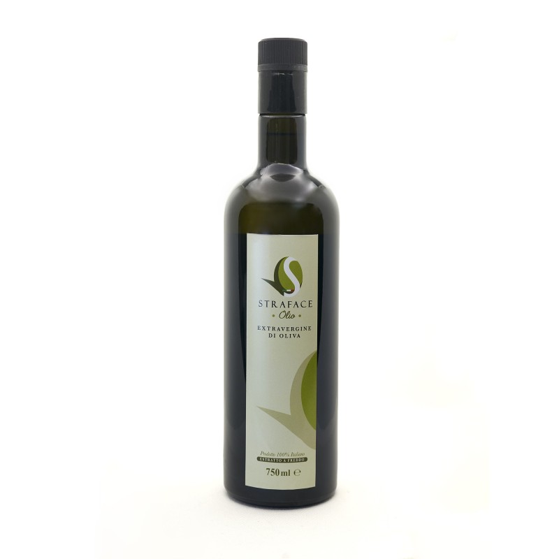 Olio extra vergine di oliva biologico, bottiglia da 750